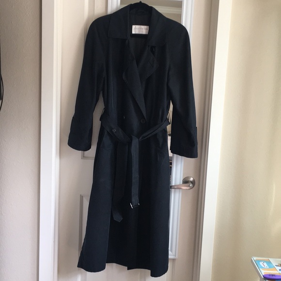 Jones New York Jackets & Blazers - Vintage Jones New York Black Trench Coat